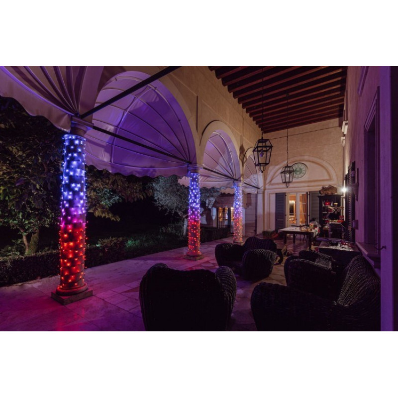 Twinkly Strings 250 LED-snoerlampen TWS250SPP-TEU, 5 mm RGBW, transparant