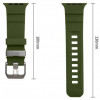 Tech-Protect Motion Apple Watch 8 / 9 / 10 / 11 / 12 / SE / Ultra 44/45/46/49 mm band, Tactisch groen
