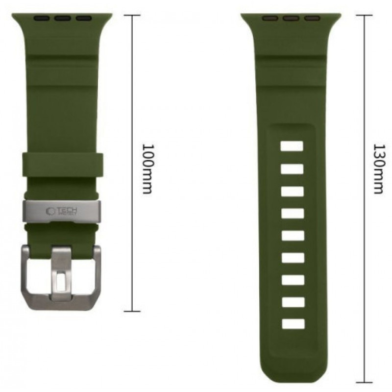 Tech-Protect Motion Apple Watch 8 / 9 / 10 / 11 / 12 / SE / Ultra 44/45/46/49 mm band, Tactisch groen