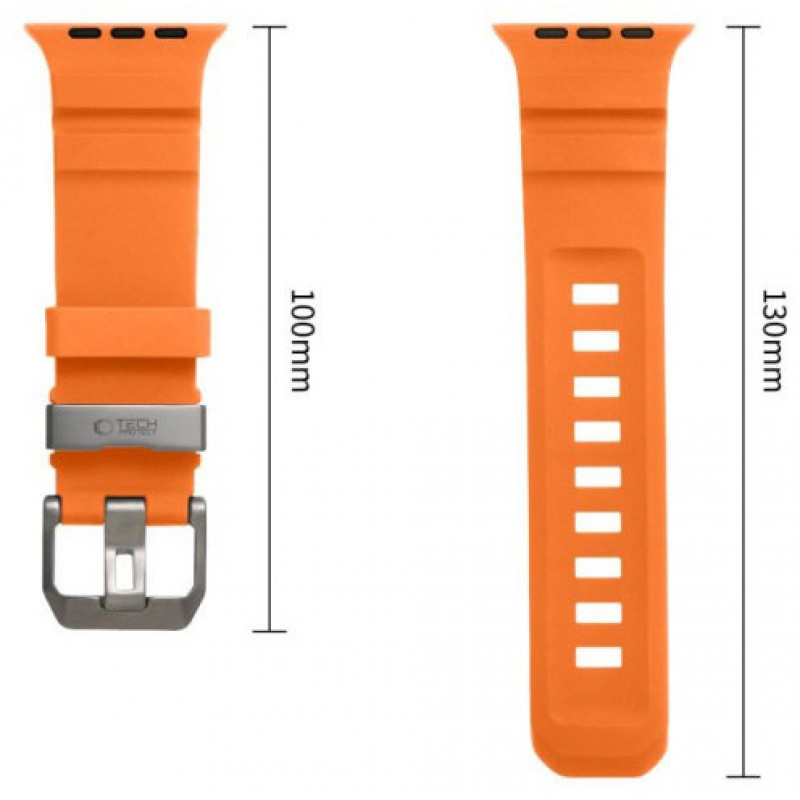 Tech-Protect Motion Apple Watch 8 / 9 / 10 / 11 / 12 / SE / Ultra 44/45/46/49 mm band, signaaloranje