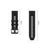 Tech-Protect Siliconen band voor Garmin Fenix 5 / 6 / 6 Pro / 7 / 8 / 8 Pro / E / 9 / 9 Pro 51 mm, Obsidian Black