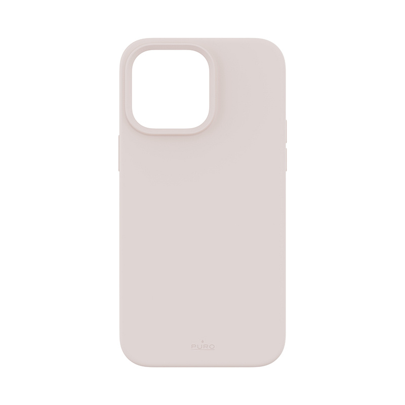Puro ICON Antimicrobial-hoesje voor Apple iPhone 14 Pro Max, roze zand
