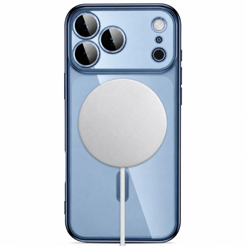 Tech-Protect Magflex MagSafe-hoesje Apple iPhone 17 Pro / 18 Pro, glanzend lichtblauw