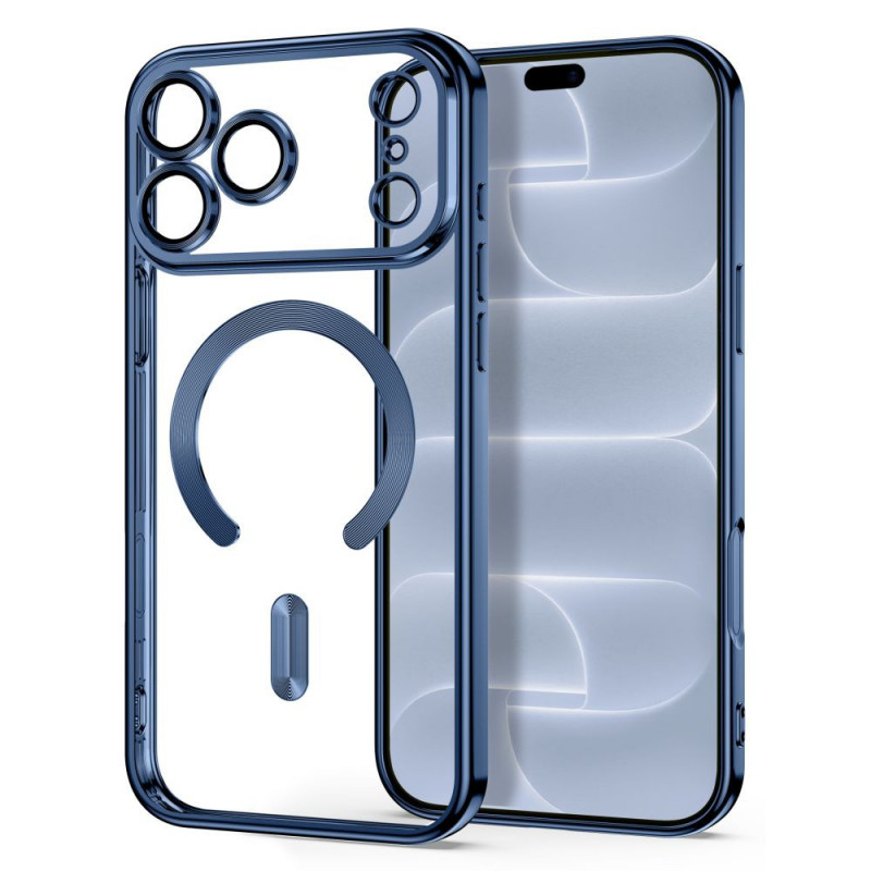 Tech-Protect Magflex MagSafe-hoesje Apple iPhone 17 Pro Max / 18 Pro Max, glanzend lichtblauw