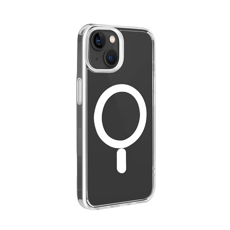 Puro Litemag MagSafe-hoesje voor Apple iPhone 14 Plus / 15 Plus, transparant