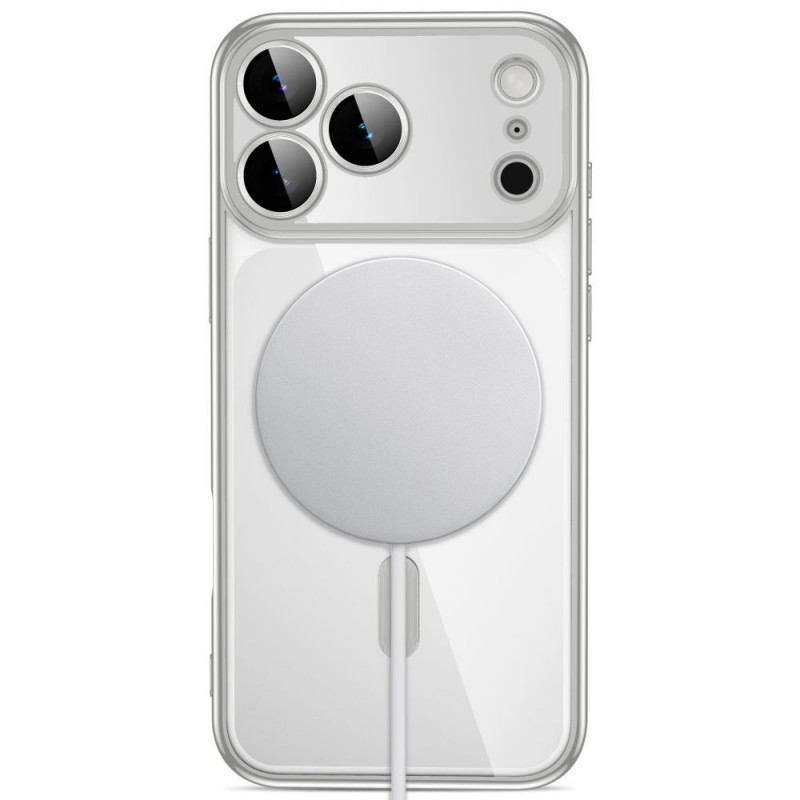 Tech-Protect Magflex MagSafe-hoesje Apple iPhone 17 Pro / 18 Pro, glanzend zilver