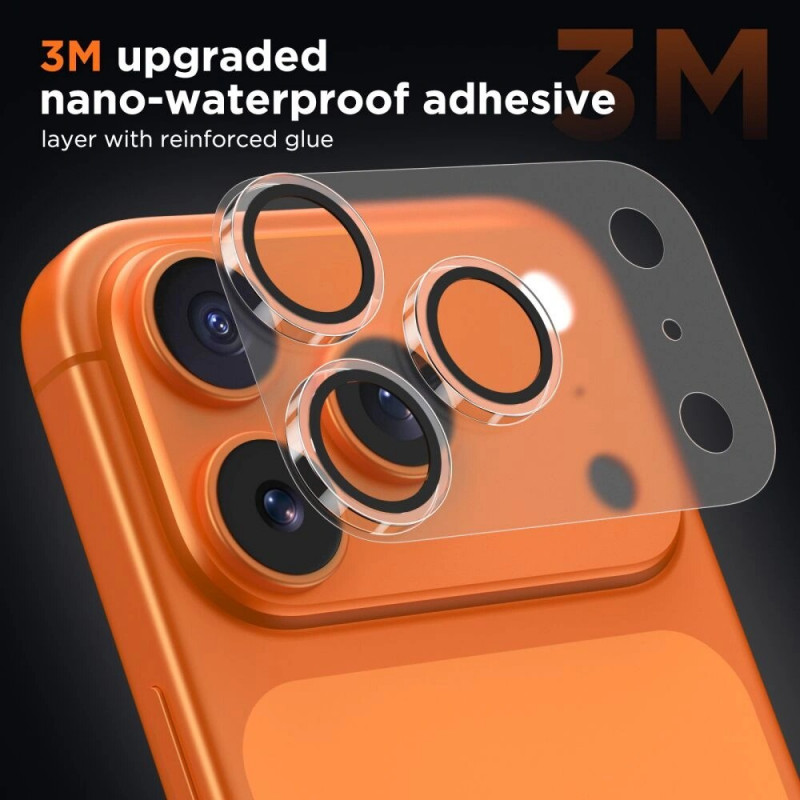 Tech-Protect Camfull Fit+ camerahoes voor Apple iPhone 17 Pro, mat transparant