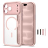 Tech-Protect MagPeak MagSafe CC Apple iPhone 17 Pro / 18 Pro hoesje THP6114, mat roze