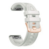 Tech-Protect siliconen horlogeband voor Garmin Fenix 5s / 5s Plus / 6s / 6s Pro / 7s / 8 / 9 / 9 Pro 43 mm, Fog Grey