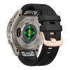 Tech-Protect siliconen horlogeband voor Garmin Fenix 5s / 5s Plus / 6s / 6s Pro / 7s / 8 / 9 / 9 Pro 43 mm, zwart
