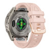 Tech-Protect siliconen horlogeband voor Garmin Fenix 5s / 5s Plus / 6s / 6s Pro / 7s / 8 / 9 / 9 Pro 43 mm, poederroze