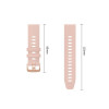 Tech-Protect siliconen horlogeband voor Garmin Fenix 5s / 5s Plus / 6s / 6s Pro / 7s / 8 / 9 / 9 Pro 43 mm, poederroze