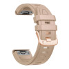 Tech-Protect siliconen horlogeband voor Garmin Fenix 5s / 5s Plus / 6s / 6s Pro / 7s / 8 / 9 / 9 Pro 43 mm, walnoot