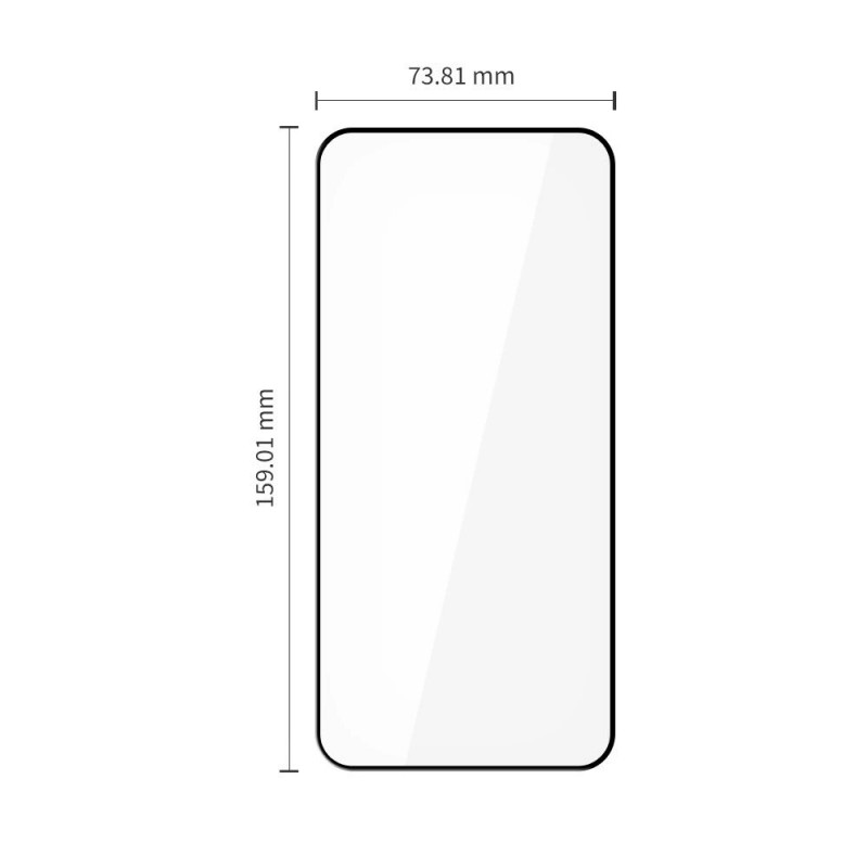 Tech-Protect Glass Fit+ gehard glas voor Xiaomi Redmi Note 15 Pro 5G (2 stuks), zwart