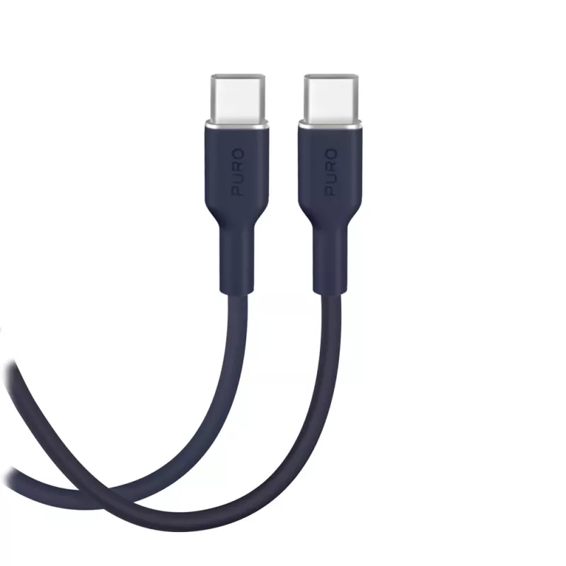 Puro Icon 60W USB-C naar USB-C-kabel 1,5 m, marineblauw