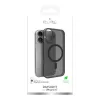 Puro Daylight MagSafe-compatibele siliconenhoes voor iPhone 17, doorschijnend zwart