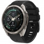 Tech-Protect siliconen horlogeband voor Garmin Fenix 5 / 6 / 6 Pro / 7 / 8 / 8 Pro / E / 9 / 9 Pro 47 mm, Obsidian Black