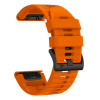 Tech-Protect siliconen horlogeband voor Garmin Fenix 5 / 6 / 6 Pro / 7 / 8 / 8 Pro / E / 9 / 9 Pro 47 mm, signaaloranje