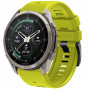 Tech-Protect siliconen horlogeband voor Garmin Fenix 5 / 6 / 6 Pro / 7 / 8 / 8 Pro / E / 9 / 9 Pro 51 mm, Volt Lime