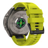Tech-Protect siliconen horlogeband voor Garmin Fenix 5 / 6 / 6 Pro / 7 / 8 / 8 Pro / E / 9 / 9 Pro 51 mm, Volt Lime