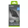 SBS HD 10W 5000mAh USB-C powerbank met LCD-display, zwart