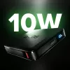 SBS HD 10W 5000mAh USB-C powerbank met LCD-display, zwart