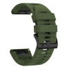 Tech-Protect siliconen horlogeband voor Garmin Fenix 5 / 6 / 6 Pro / 7 / 8 / 8 Pro / E / 9 / 9 Pro 51 mm, legergroen