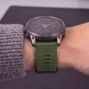 Tech-Protect siliconen horlogeband voor Garmin Fenix 5 / 6 / 6 Pro / 7 / 8 / 8 Pro / E / 9 / 9 Pro 51 mm, legergroen