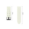 Tech-Protect siliconen horlogeband voor Garmin Fenix 5 / 6 / 6 Pro / 7 / 8 / 8 Pro / E / 9 / 9 Pro 51 mm, steengrijs
