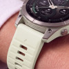 Tech-Protect siliconen horlogeband voor Garmin Fenix 5 / 6 / 6 Pro / 7 / 8 / 8 Pro / E / 9 / 9 Pro 51 mm, steengrijs