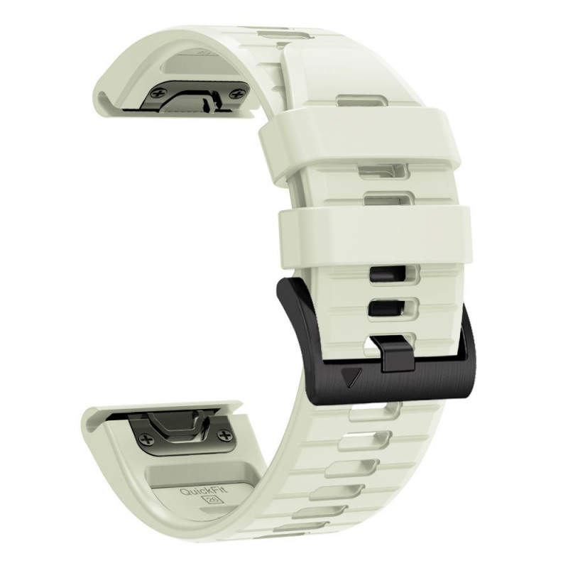 Tech-Protect siliconen horlogeband voor Garmin Fenix 5 / 6 / 6 Pro / 7 / 8 / 8 Pro / E / 9 / 9 Pro 47 mm, steengrijs