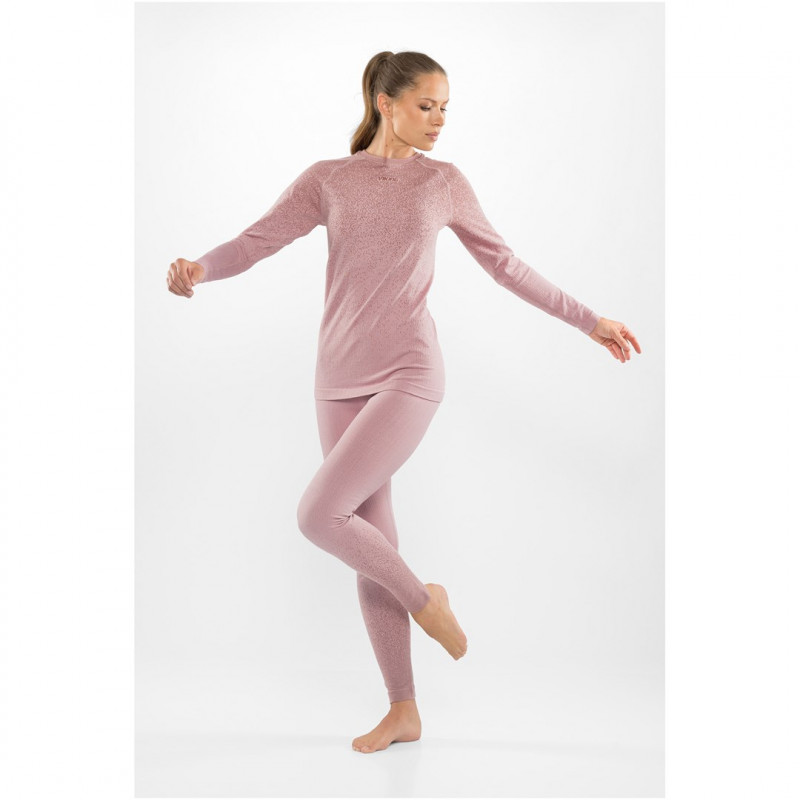 Viking Altis Lady Set merino basislaagset voor dames, roze, L