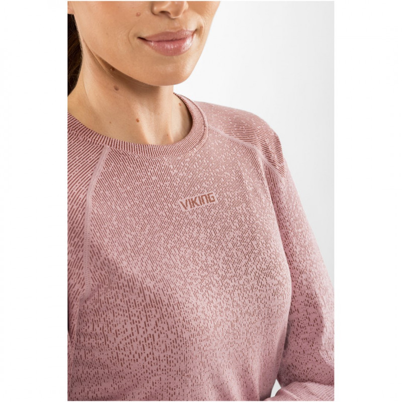 Viking Altis Lady Set merino basislaagset voor dames, roze, L
