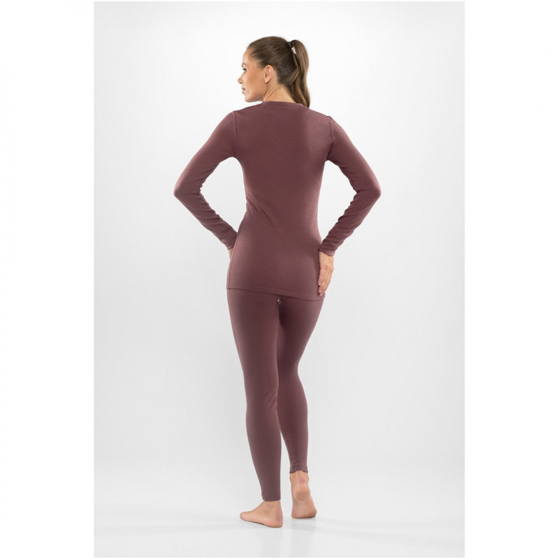 Viking Meriboo Lady Set Merino basislaagset voor dames, roze, M