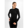 Viking Meriboo Lady Set Merino dames baselayer set, zwart, M