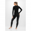 Viking Meriboo Lady Set Merino dames baselayer set, zwart, M
