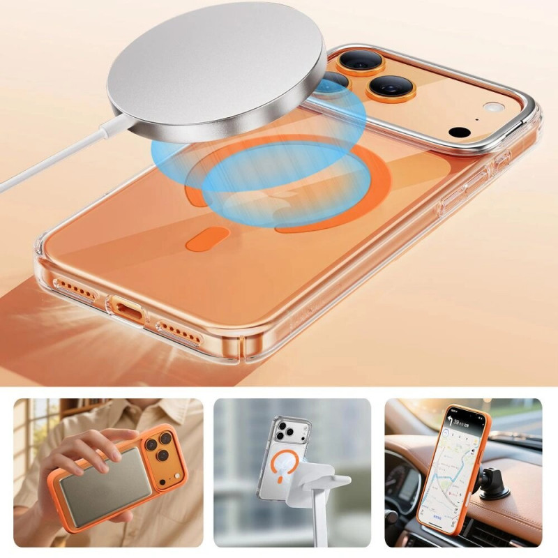 Tech-Protect MMP-200 magnetische MagSafe-ring, kosmisch oranje