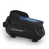 Wozinsky WBB28BK fietsframetas met telefoonhoesje, 1,7 L, zwart