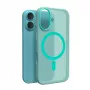 Puro Daylight MagSafe siliconenhoesje voor iPhone 16, groen