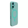 Puro Daylight MagSafe siliconenhoesje voor iPhone 16, groen