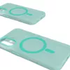 Puro Daylight MagSafe siliconenhoesje voor iPhone 16, groen