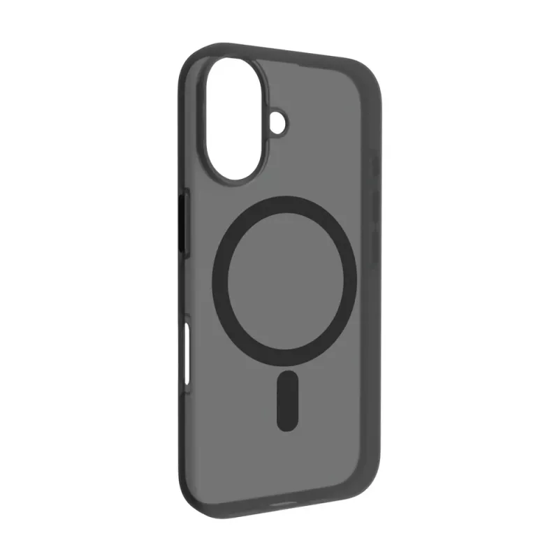 Puro Daylight MagSafe-siliconehoesje voor iPhone 16 Plus, zwart