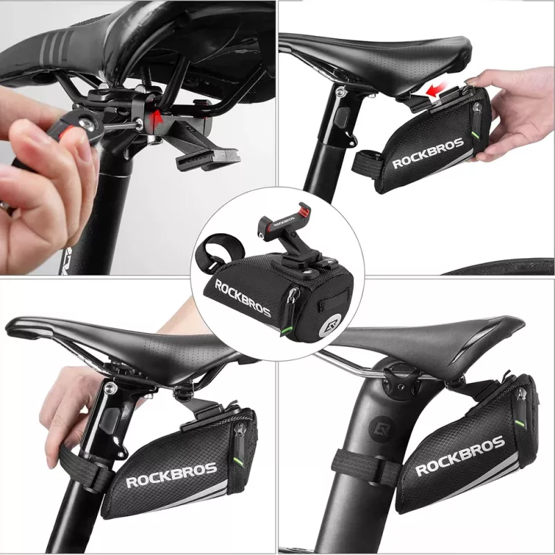 Rockbros C28 zadeltas voor fiets, zwart