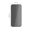 Tech-Protect OneTouch Set Spy+ privacy gehard glas voor Apple iPhone 18 Pro Max (2 stuks)