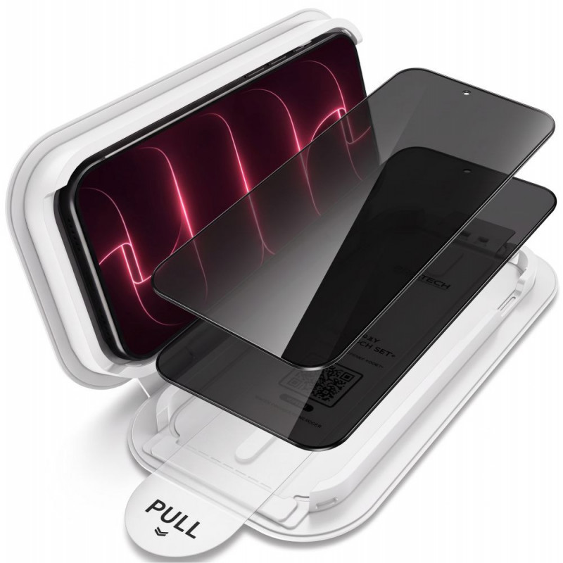 Tech-Protect OneTouch Set Spy+ privacy gehard glas voor Apple iPhone 18 Pro (2 stuks)