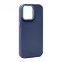 Puro Icon Mag Pro MagSafe-siliconehoesje voor Apple iPhone 15 Pro Max, donkerblauw