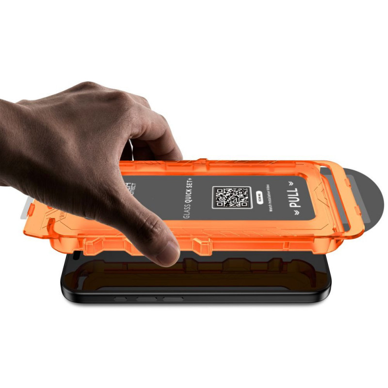 Tech-Protect Quick Set+ gehard glas voor Apple iPhone 17 Pro Max / 18 Pro Max, zwart (2 stuks)