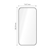 Tech-Protect Quick Set+ gehard glas voor Apple iPhone 17 Pro Max / 18 Pro Max, zwart (2 stuks)