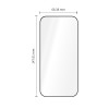 Tech-Protect Quick Set+ gehard glas voor Apple iPhone 17 Pro / 18 Pro, zwart (2 st.)