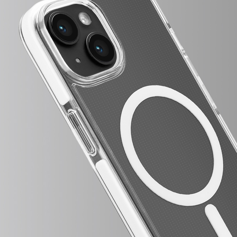 Puro LITEMAG PRO MagSafe-hoesje voor Apple iPhone 15, transparant